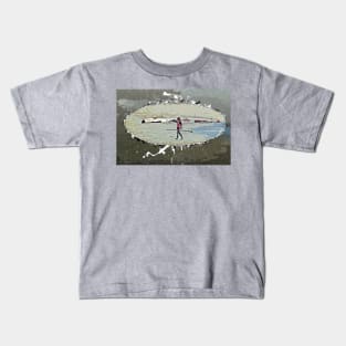 Finished Surf Skiing Kids T-Shirt